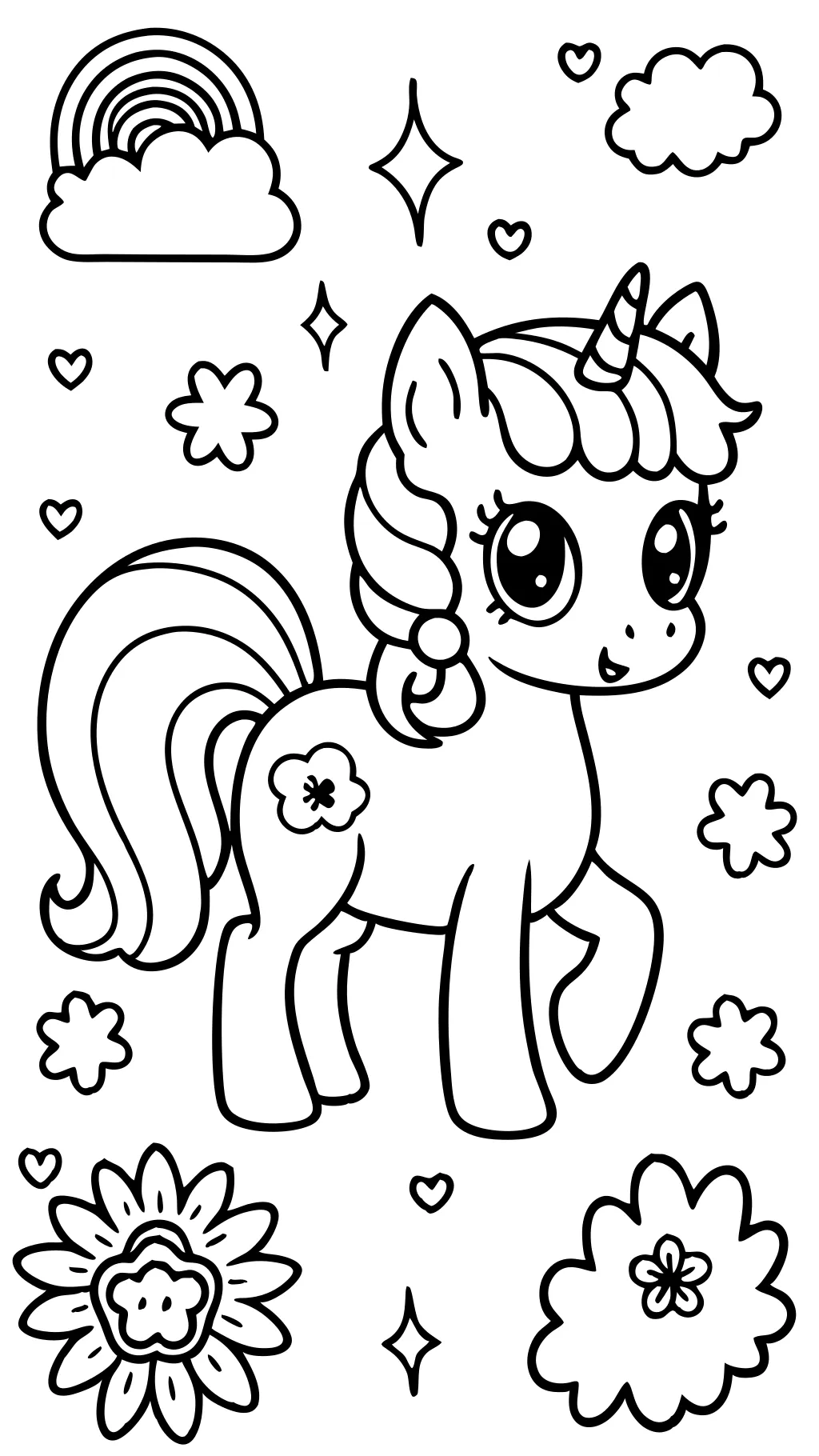 mes petits coloriages imprimables poney